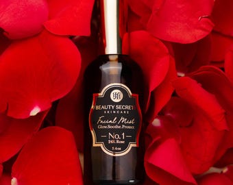 24K Rose Facial Mist – 4 in 1 Treatment Essence | Hydrating Rosehip and Colloidal Gold