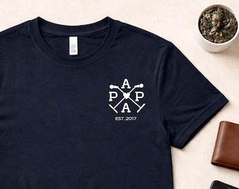 Sänger Papa Shirt, Singing Dad T-Shirt, Papas Edition, Vatertag Geschenk, personalisierbares Geburtsjahr Kind, Geschenk Mann, Band Music Dad