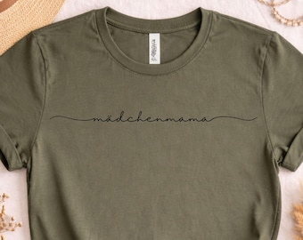Mädchenmama Shirt, Mom T-Shirt, Girlsmom, Muttertag Geschenk, Mini und Mami, Tochter Mutter Shirt, Geschenk Frau