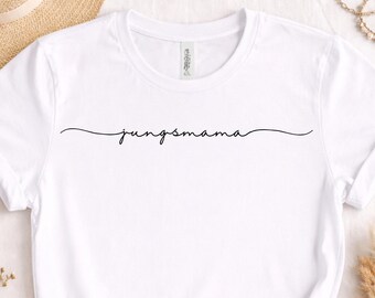 Jungsmama Shirt, Mom T-Shirt, Boymom, Muttertag Geschenk, Mini und Mami, Sohn Mutter Shirt, Geschenk Frau