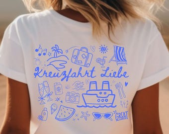 Kreuzfahrt Liebe • Schiffsreise Shirt • Cruises Club • Urlaub auf See • Geschenk Frau Mann • Sea Love • Reiselust • Familien Ausflug