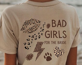 Wild Kiss Junggesellinnenabschied • JGA Shirt Frauen • Bride & Bride Club • Leoprint • Leoparden Kuss • Wedding Tshirt • Wild Party Night