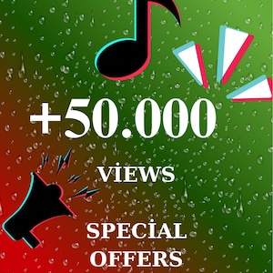 50,000 TikTok Views | Increase Video Visibility l  Delivered Within 24 Hours