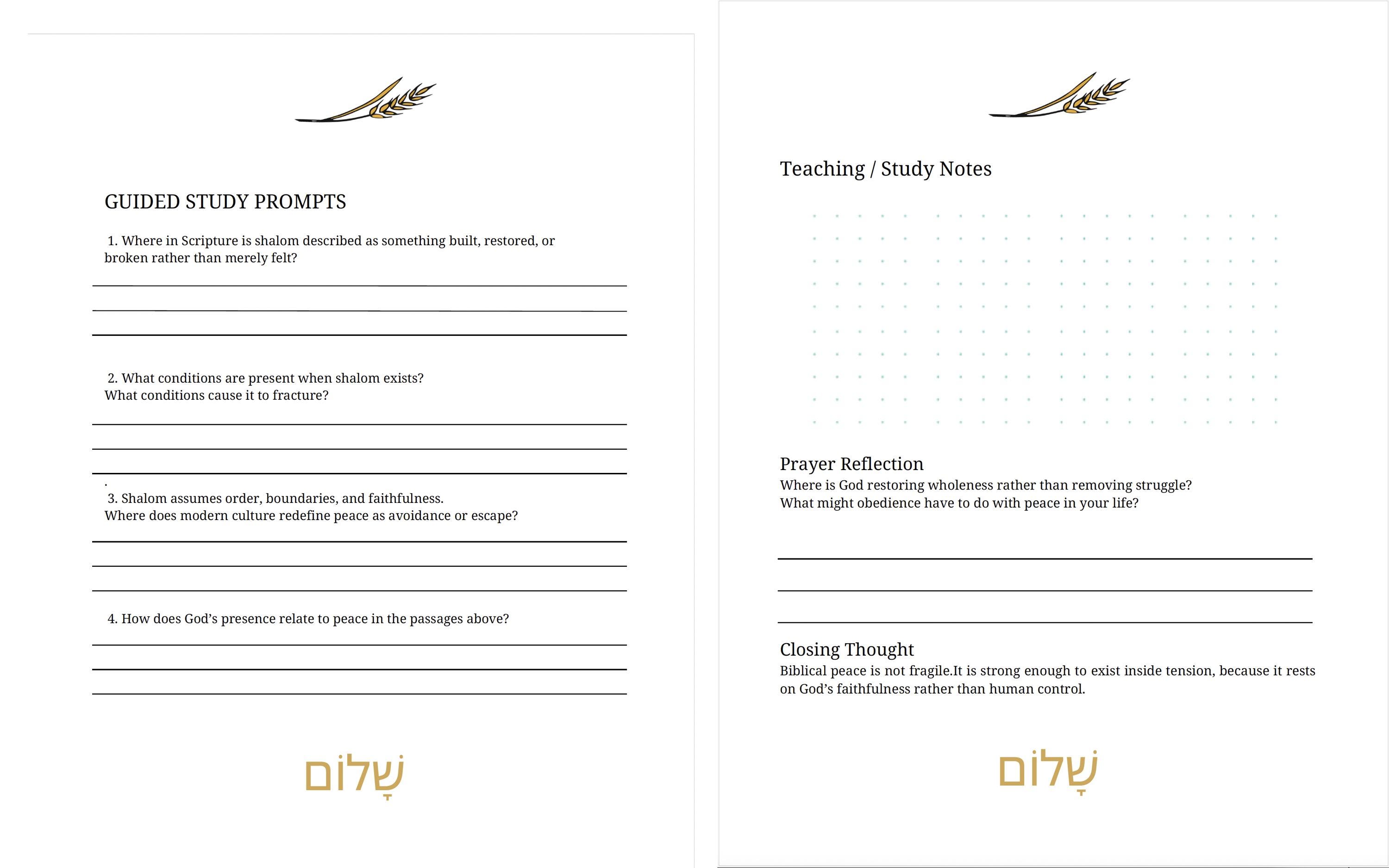 Rooted Bible Study Journal Bundle | Hebrew Word Study | Torah-rooted ...