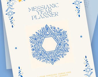 Planificador del Año Mesiánico, Calendario Bíblico Hebreo Imprimible, con Hipervínculos para su Uso en Línea