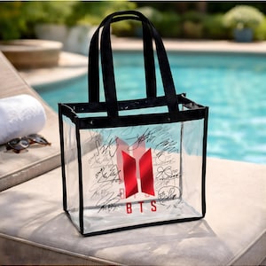 Bts Clear Pvc Bag - Etsy