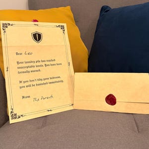 The Traitors Inspired Personalised Letter | Banished, Murdered, Faithful or Custom Message | Wax-Sealed Handmade in UK | Traitors Experience