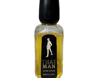 Botella vintage de 1958 Revlon 'That Man' para después del afeitado, 118 ml (90 % de su capacidad)