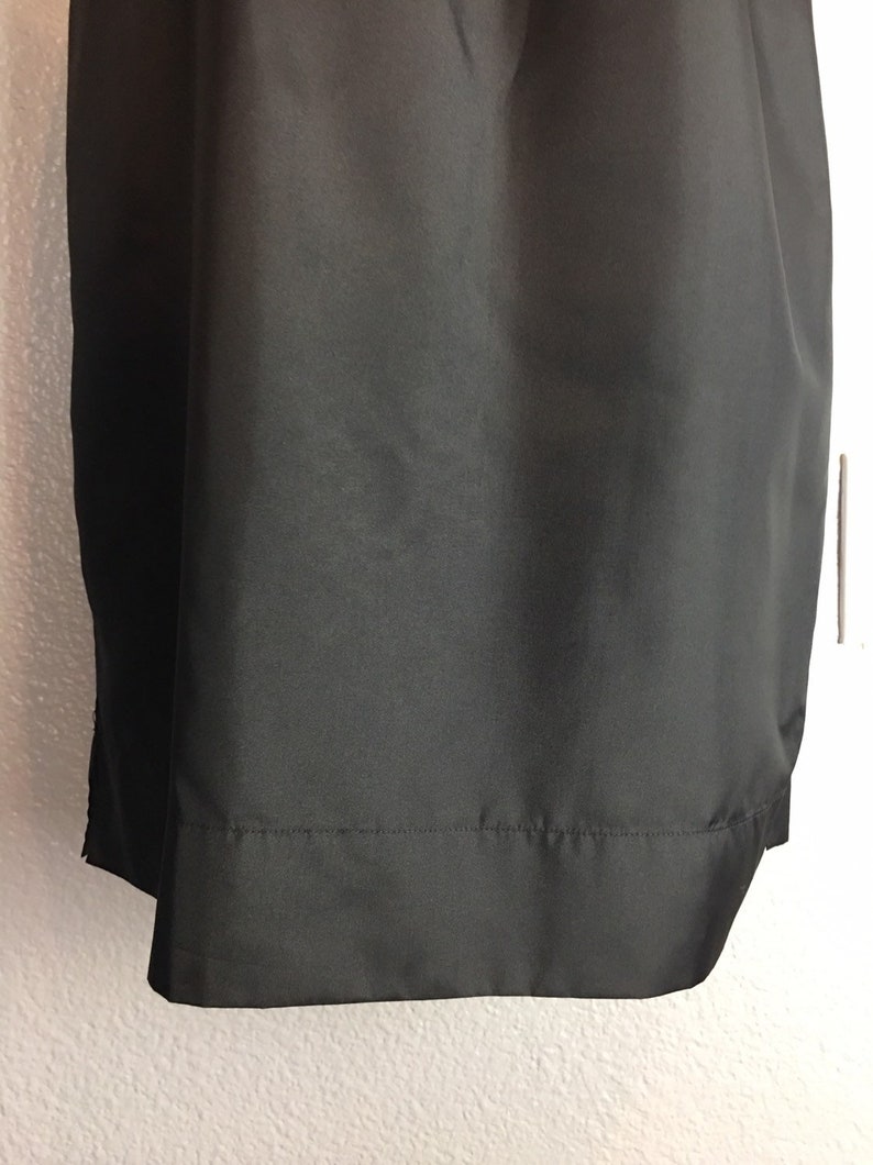 Val Mode Dress Slip Sz 36 Black with Zipper