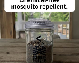 Coffee Grounds Based - Mosquito Repelling Incense Starter Kit