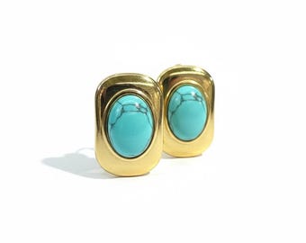 Turquoise Statement Earrings