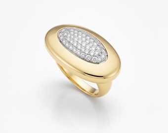 Oval Cocktail Ring