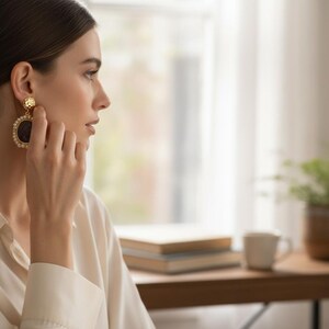 Statement earrings image 2