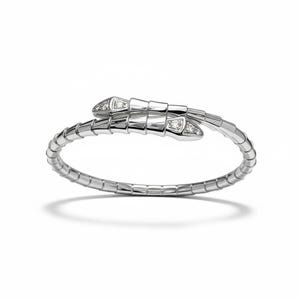 Bracelet jonc serpent image 2