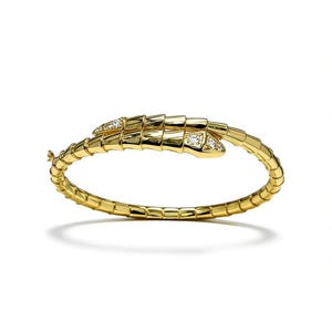 Bracelet jonc serpent image 3