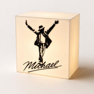 Micheal Jackson Lightbox: Music Icon Desk Lamp