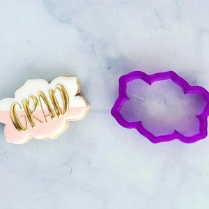 Floral Frame Plaque 1 Cookie Cutter