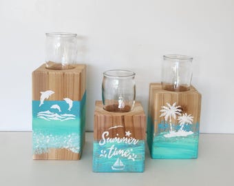 Nautical Candle Set - Ocean