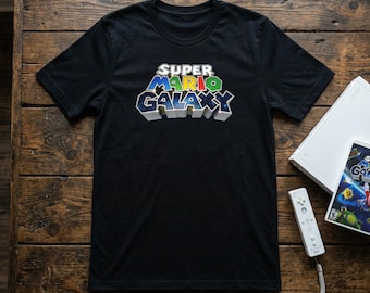 Super Mario Galaxy T-Shirt | Retro Nintendo Gaming Shirt