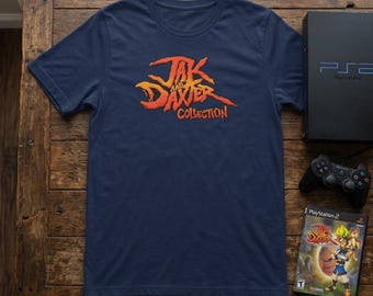 Jak and Daxter Collection Retro Tee | PS2 Naughty Dog Trilogy Shirt | Early 2000s 128-Bit Graphic