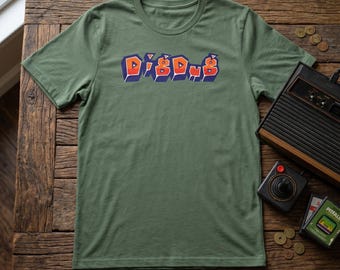 Dig Dug Retro Arcade Logo Tee | 80s Classic Gaming Shirt | Vintage Namco Graphic
