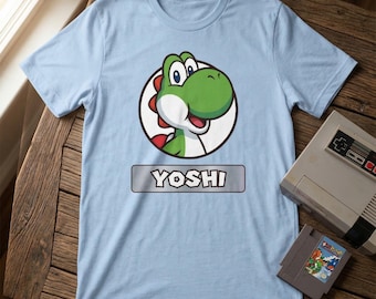 Retro Yoshi Begleiter Tee | Klassische Arcade Sidekick Bekleidung | 90er Jahre Gaming Icon Geschenk