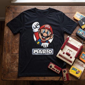 Mario’s Level-Up | Graphic Tee | The Ultimate Platforming Legend