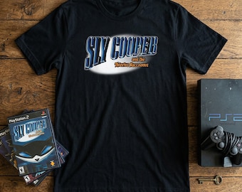 Sly Cooper Thievius Raccoonus Grafik-T-Shirt | Retro PS2 Gaming Shirt