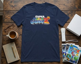 Super Mario Galaxy 2 T-Shirt | Raumschiff Mario Wii Bekleidung
