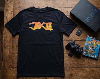 Jak II Renegade Retro Logo Tee | 2000s PS2 Gaming Shirt | Haven City Mascot Graphic