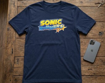Sonic Runners Graphic Tee | Defunct Mobile Gaming Shirt | High-Speed Retro Hedgehog Apparel