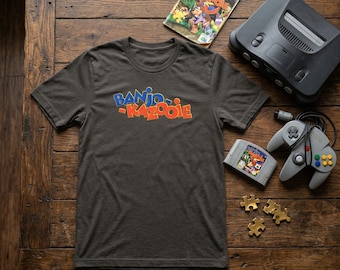 Banjo Kazooie Grafik T-Shirt | Spiral Mountain Retro Gaming Shirt | N64 Seltene inspirierte Kleidung