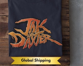 Jak and Daxter Retro Logo T-Shirt | 2000s PS2 Gaming Nostalgia Apparel | Worldwide Shipping