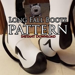 Portal Inspired Long Fall Boots PDF Pattern