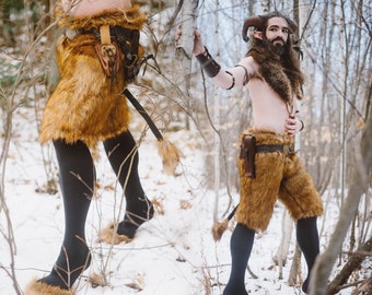 Creature Feet Hooves with Faux Fur Pants and Leggings