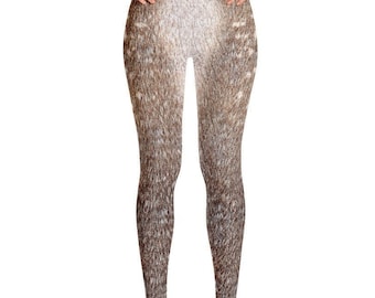 Faun Fur Print Leggings