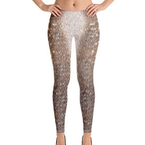 Faun Fur Print Leggings