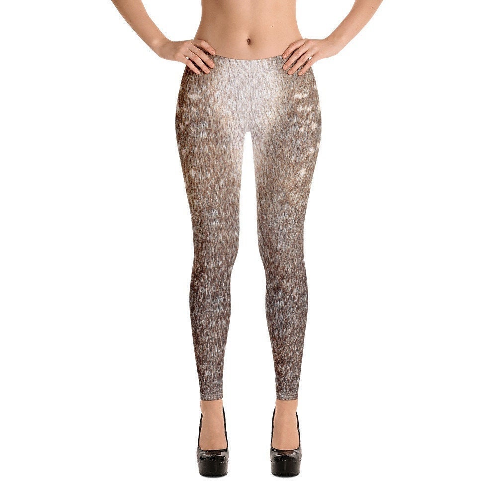 Faun Fur Print Leggings -  Canada