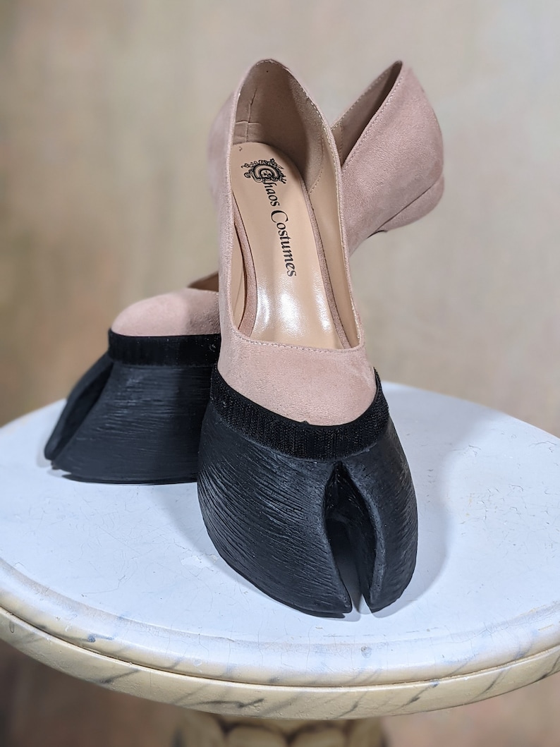 Creature Feet Unisex Cloven Hoof Shoes With Thigh High Etsy