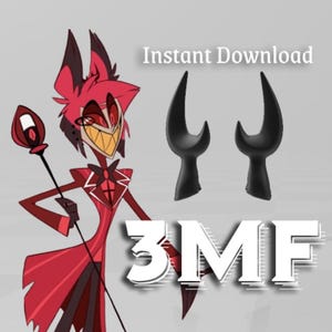 Alastor Antlers 3MF Instant Download