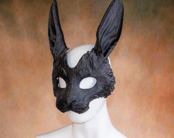 デラックスバニーハーフマスク うさぎ ウサギ 動物 軽量 - Etsy 日本