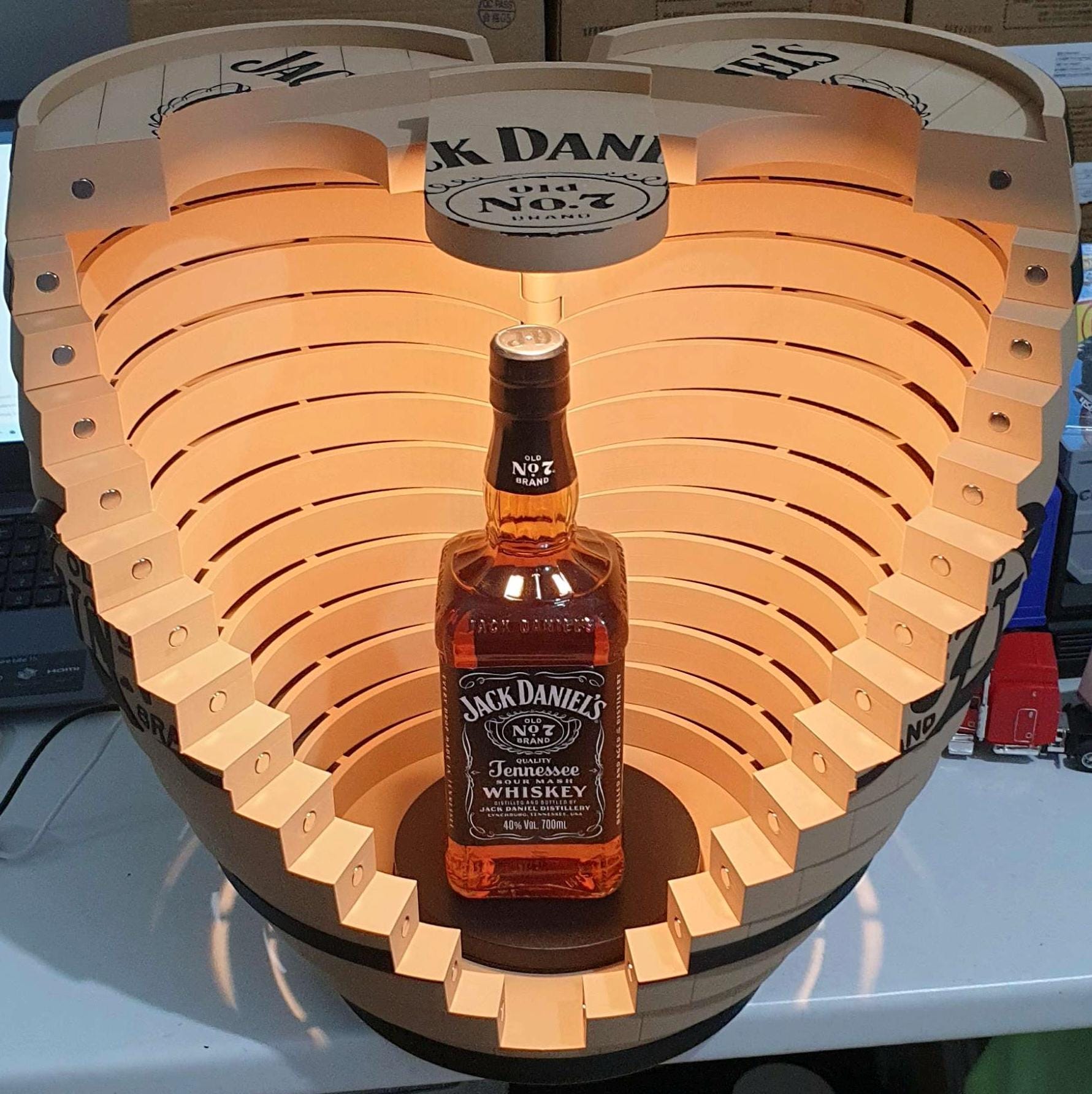Holzfass, Eichenfass Whiskyfass, Fassföriger Getränkespender 5L