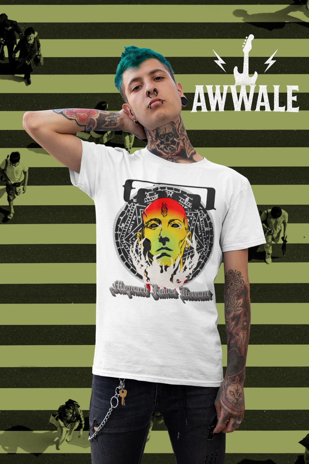 Tool Band Maynard James Keenan Graphic Tee - Progressive Metal Apparel ...