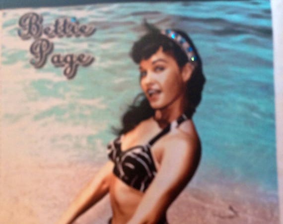 Bettie Page T-Shirt for Women, Clothing, Women's Clothing, Tops and Tees, T-shirt, Graphic Tee, Retro Bettie Page T-shirt for Women