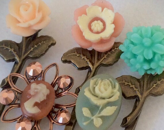 Handmade Rose Hair Pin Accessories