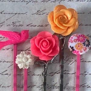 Handmade Vintage Bobby Pin Set for Women