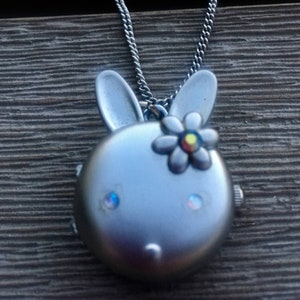 Handmade Bunny Mini Pocketwatch
