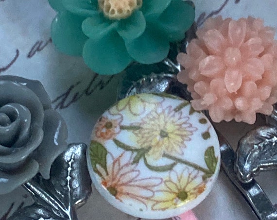 Handmade Floral Bobby Pin Set for Women