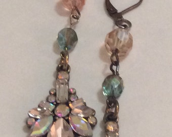 Aurora Borealis Dangle and Drop Earrings