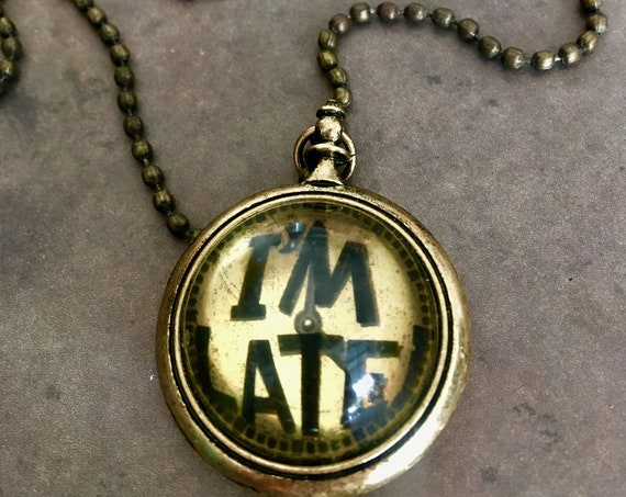 Alice in Wonderland Necklace, Pendants, Fairytale Necklacs, Necklace, Peter Rabbit Necklace, Unique Necklace, Necklace for Women